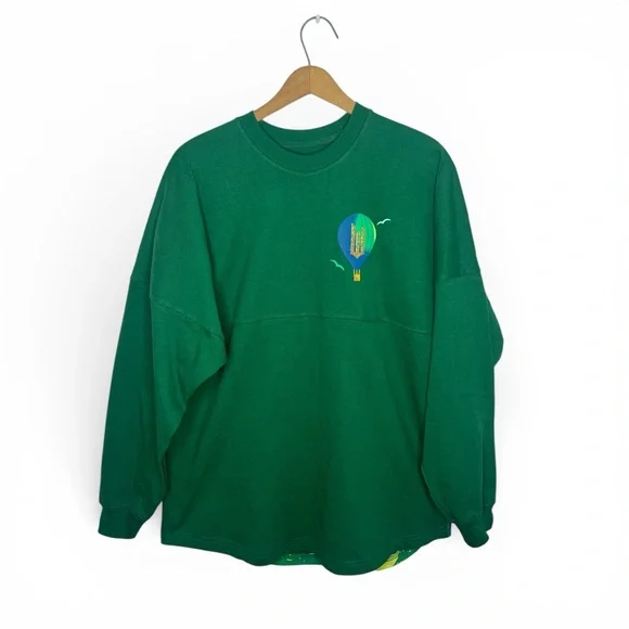 Wicked Emerald City Spirit Jersey Green Gold Glitter Universal Studios Small